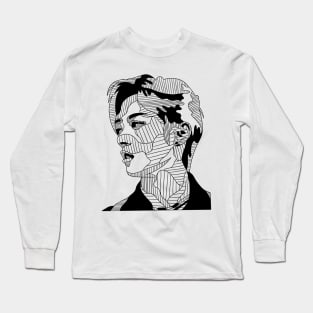 Minho line-shaded Long Sleeve T-Shirt